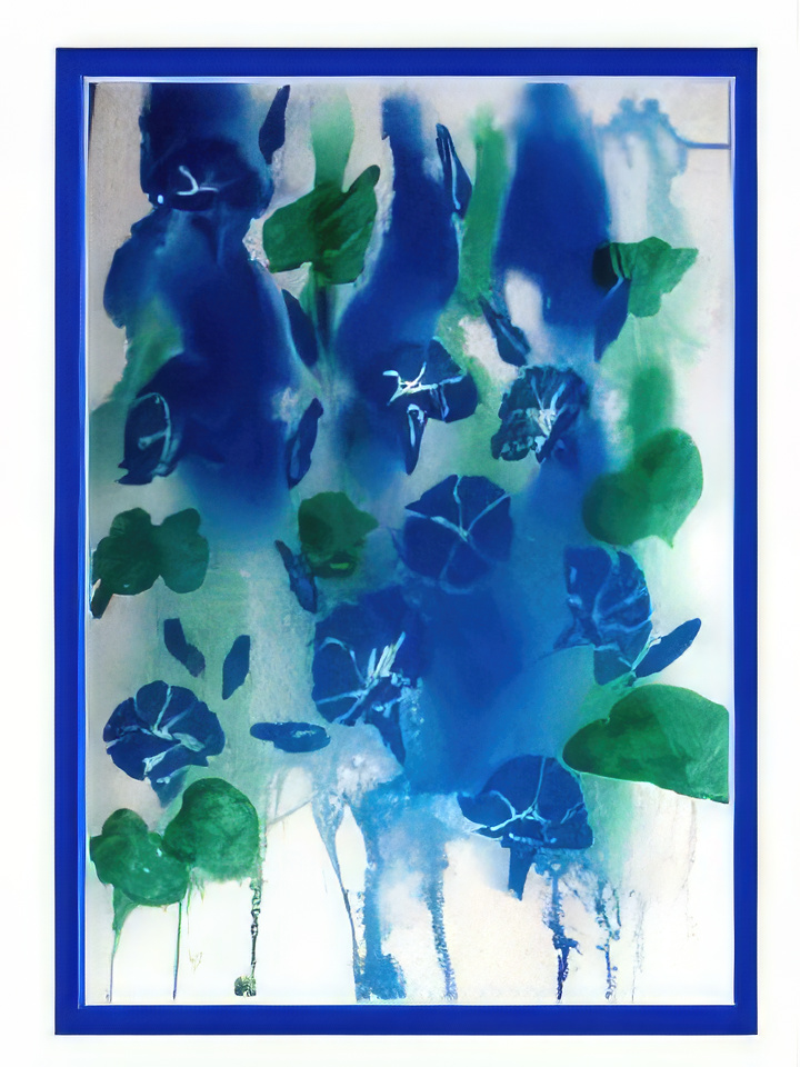 Blue Morning Glories