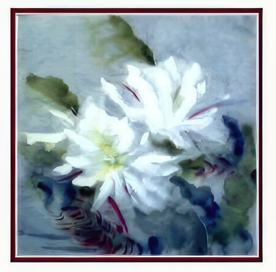Chinese Painting Night Blooming Cereus