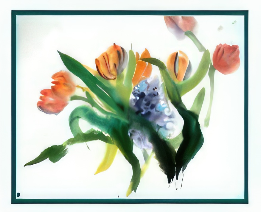 Chinese Painting Tulips