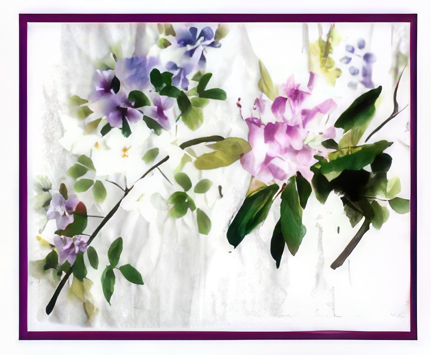 Chinese Painting Rhododendron and Phlox