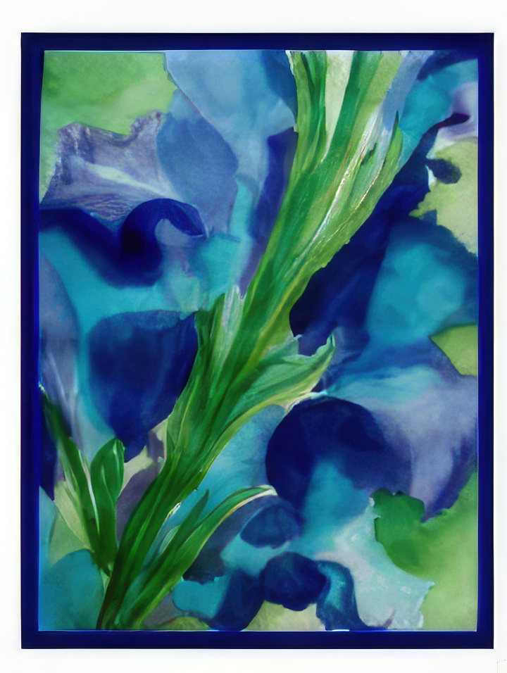 Blue Gladiolus