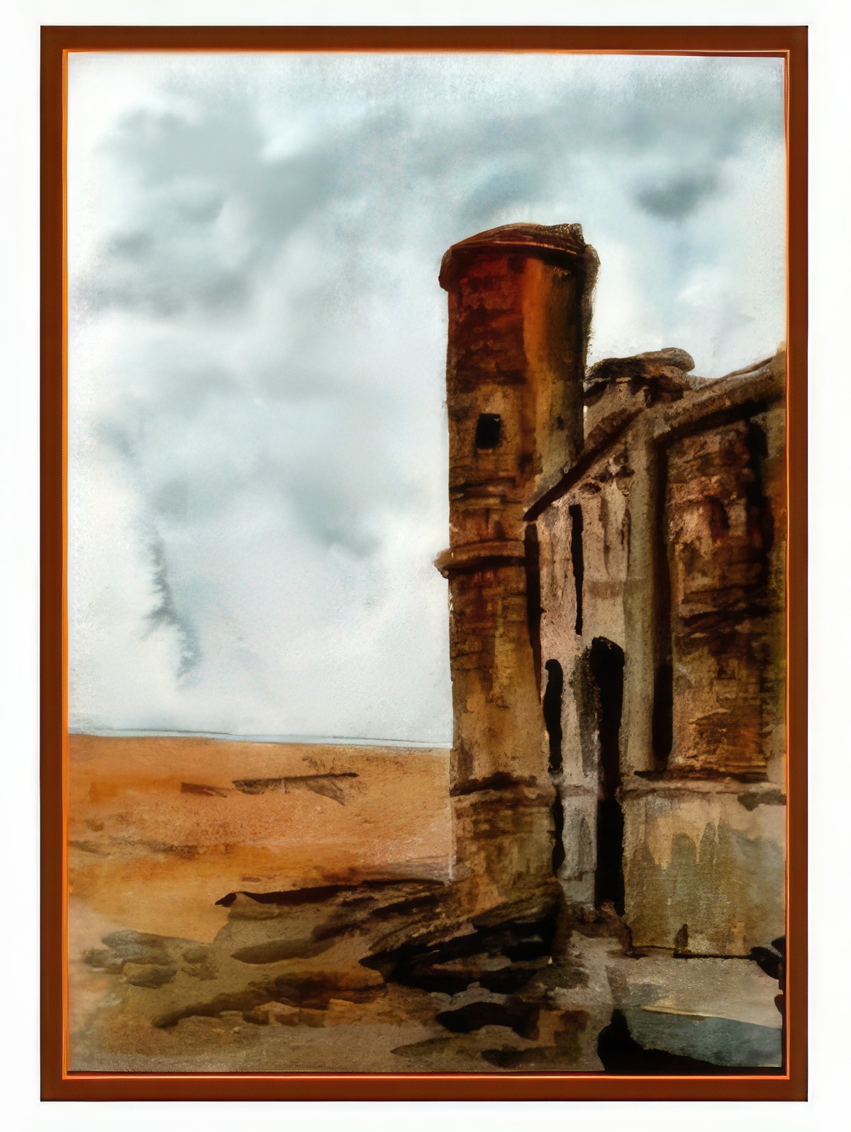 Spanish Ruin in Moroccan Desert