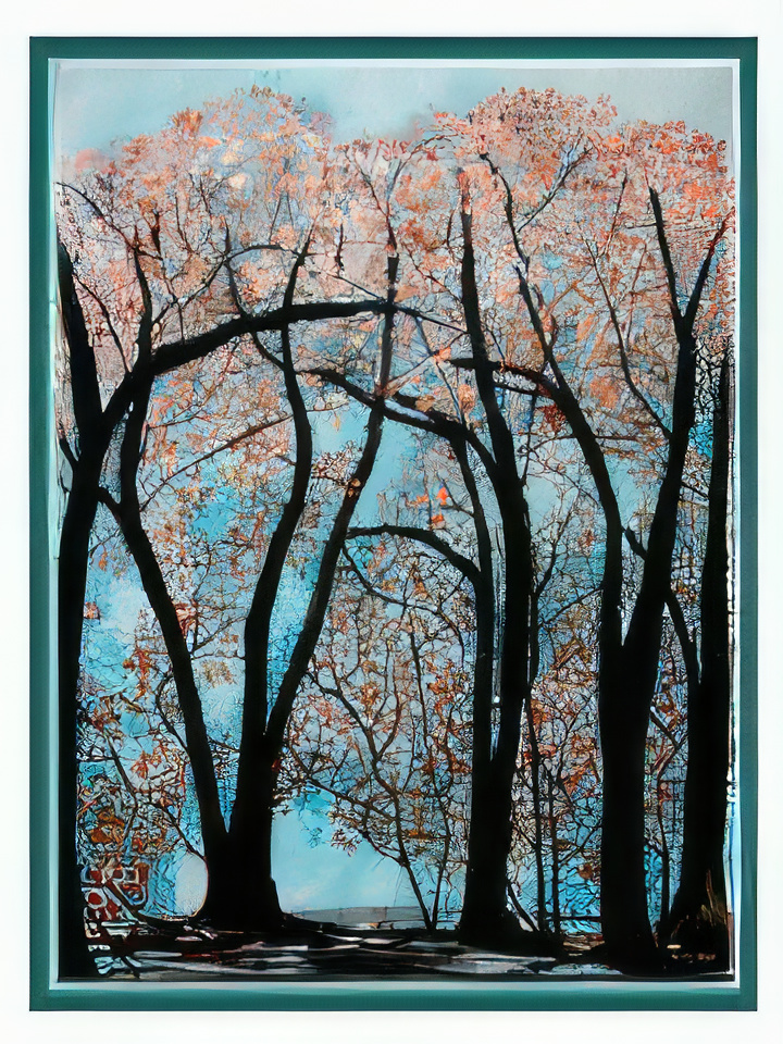 Abstract Autumn Trees