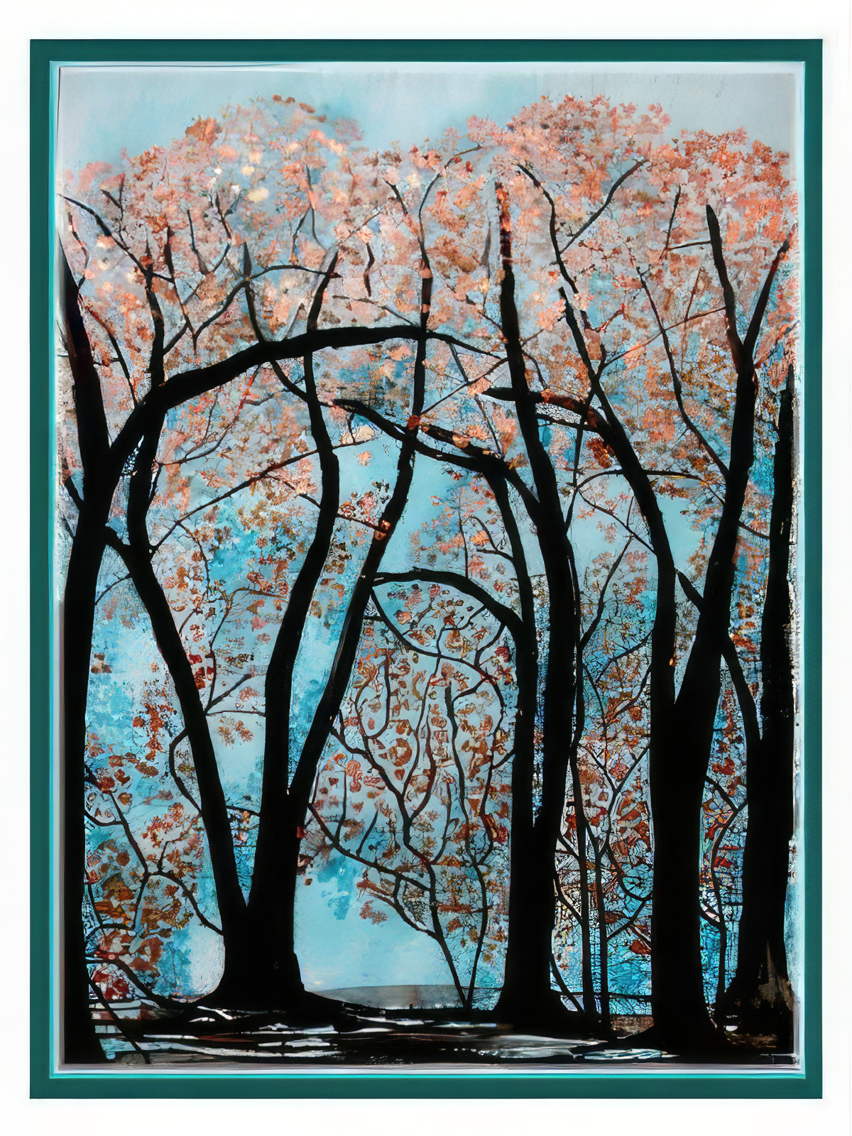 Abstract Autumn Trees