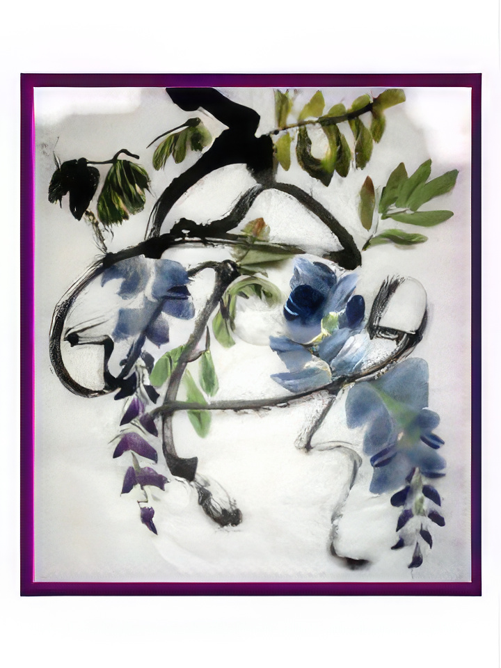 Chinese Painting Wisteria