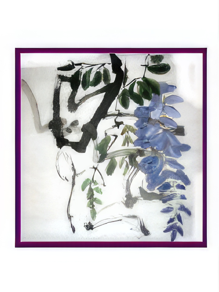 Chinese Painting Wisteria