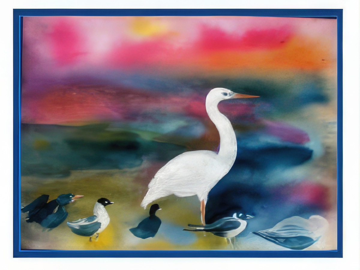 Egret and Friends