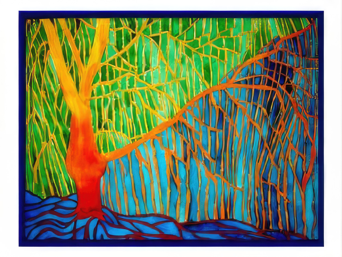 Multicolor Willow Tree