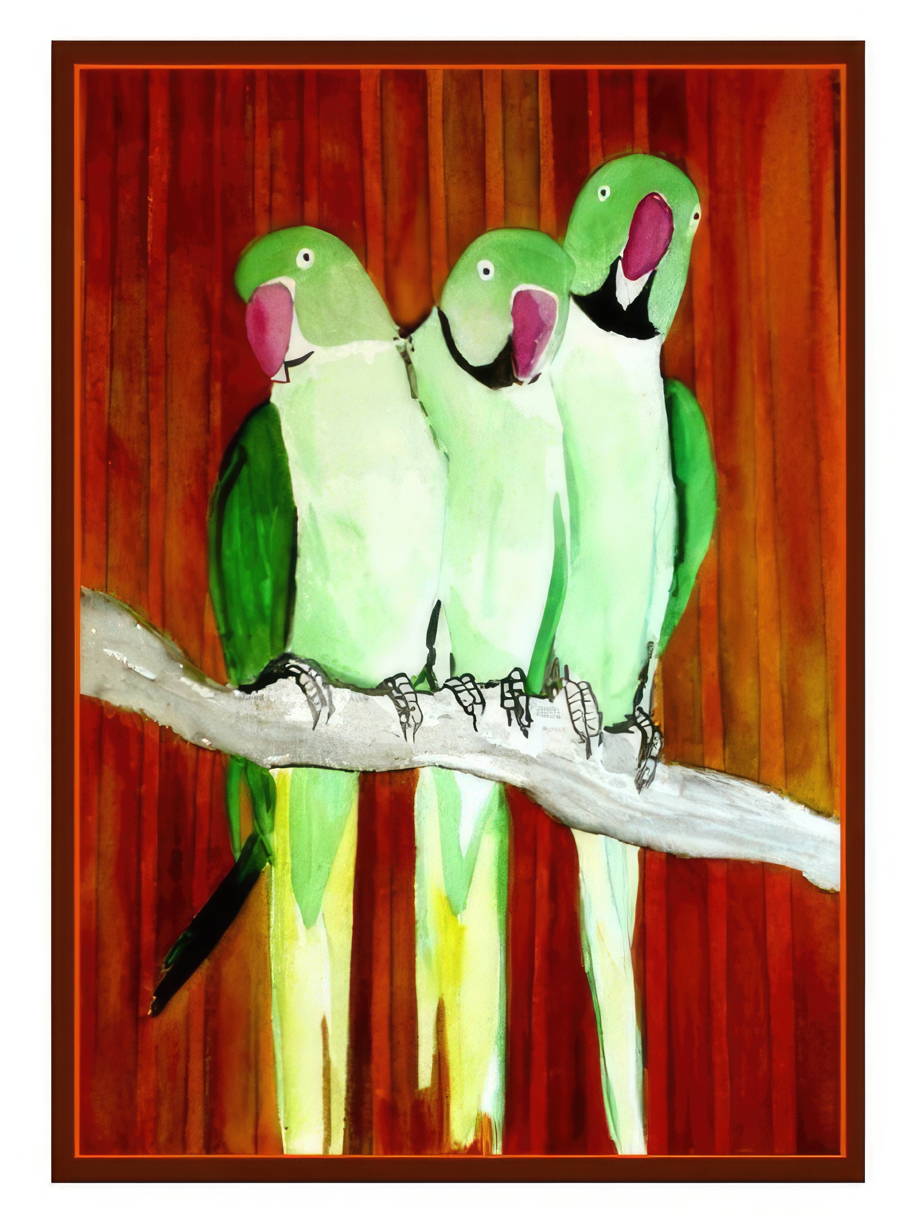 Ring Necked Parakeets