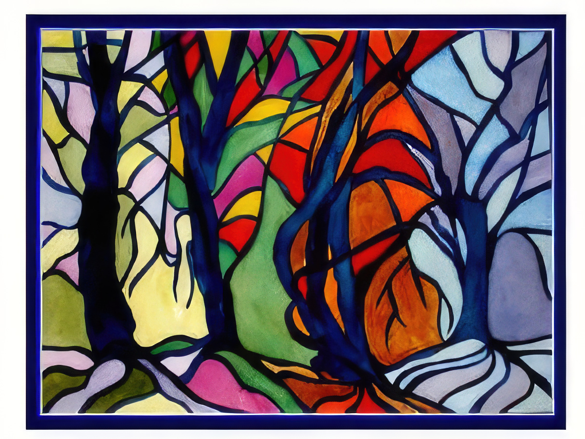 Stained Glass Four Seasons