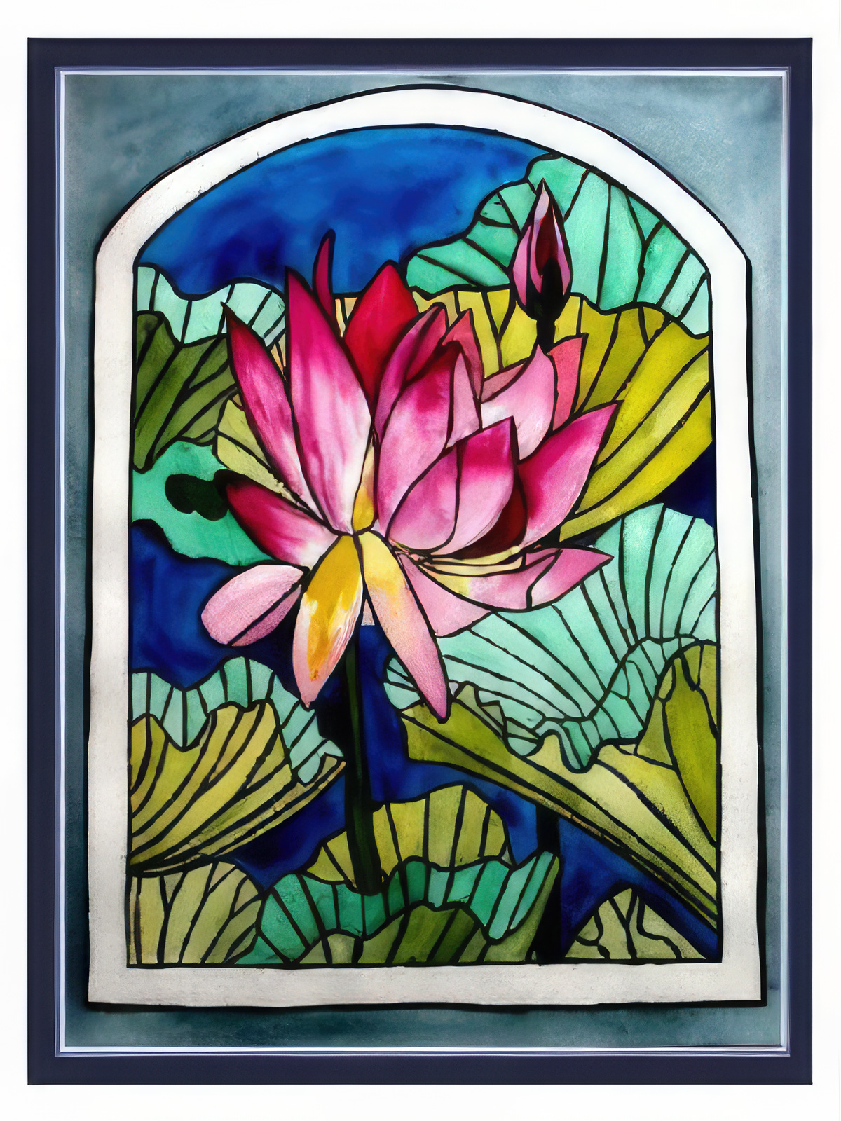 Stained Glass Lotus