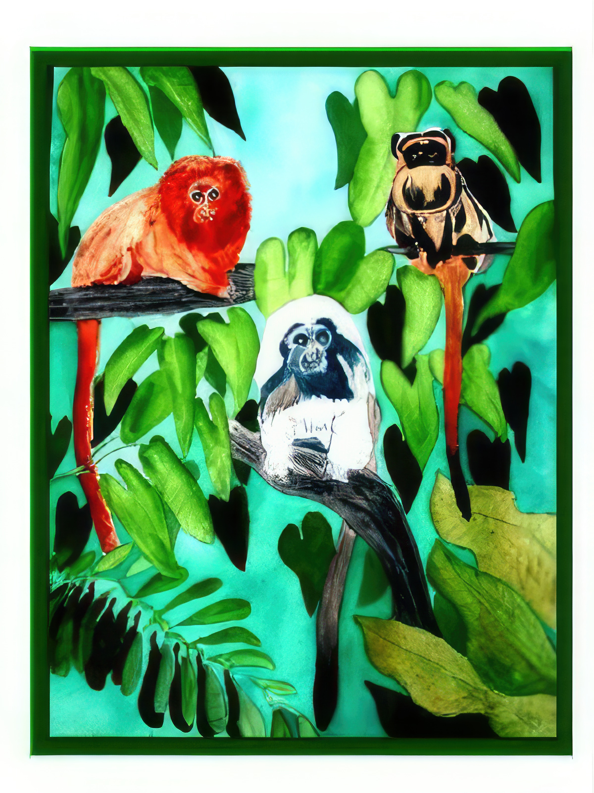 Three Different Kinds of Tamarins