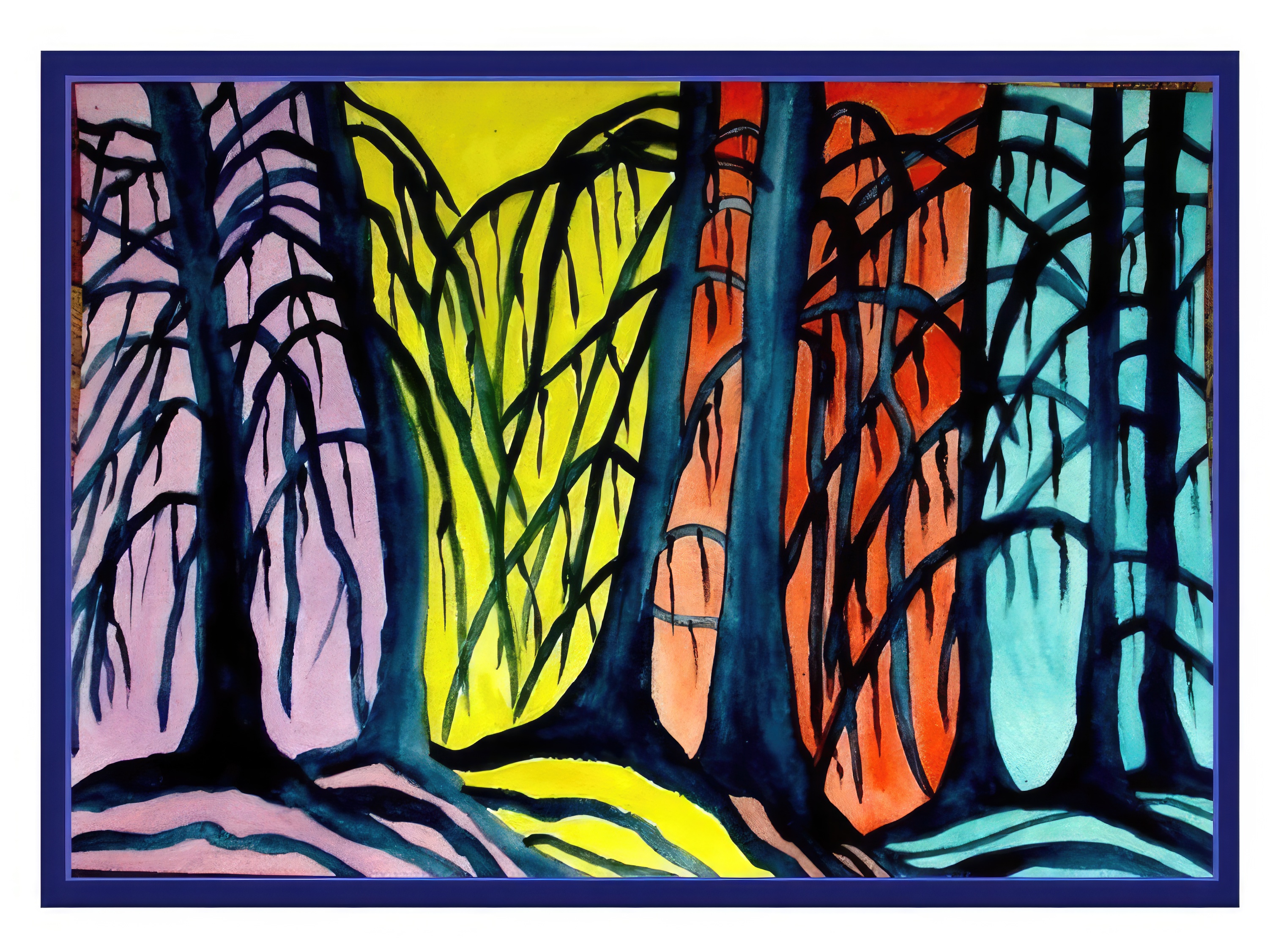 Willows in the Four Seasons